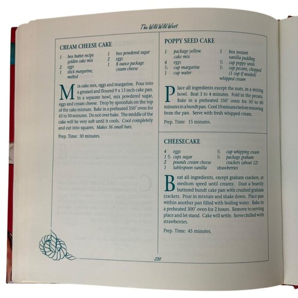 The Wild Wild West Cookbook First Edition 1991 Junior League Of Odessa Texas - Picture 12 of 12